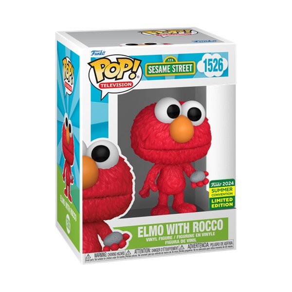 POP! Sesame Street Elmo with Rocco SDCC Exclusive