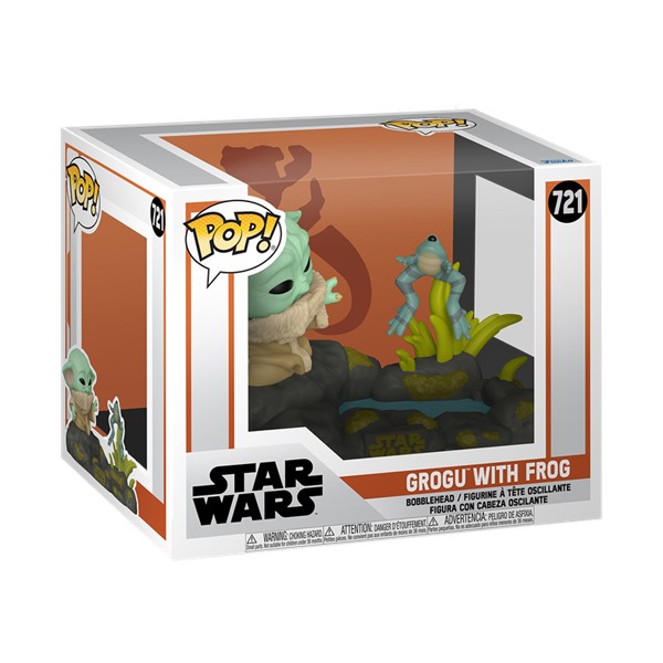 POP! Deluxe Star Wars Grogu with Frog