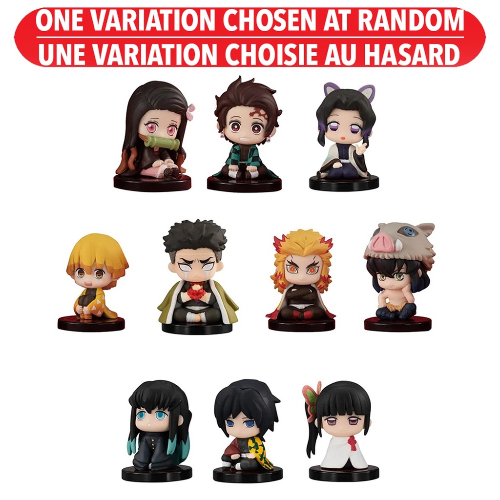 Gashapon Demon Slayer Suwarase-tai Blind Pack – One Variation Chosen at Random