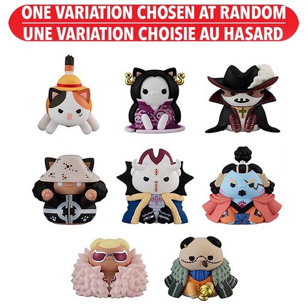 Megahouse Mega Cat Project One Piece Nyan Piece Nyan! Luffy and Seven Warlords of the Sea