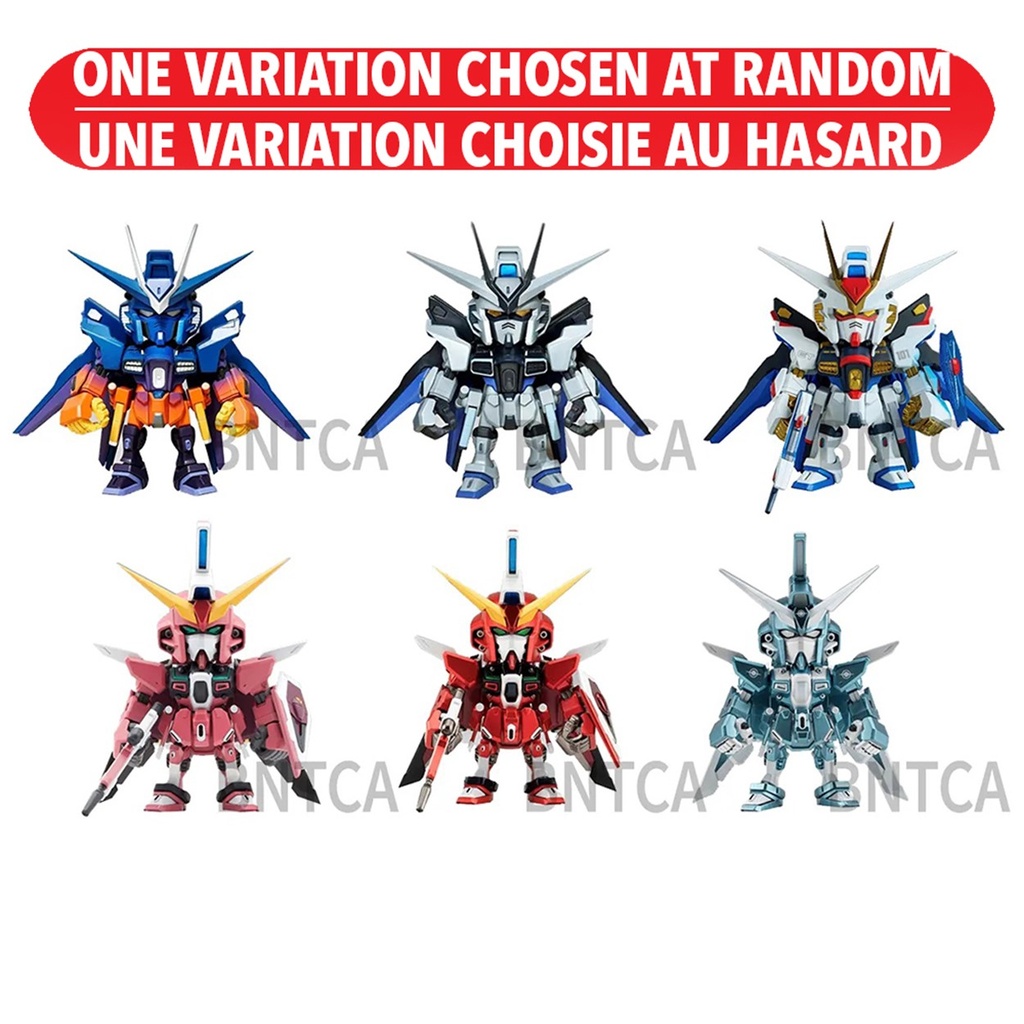 Bandai Namco Blind Box - QMSVmini Mobile Suit Gundam SEED Freedom & Justice Gundam