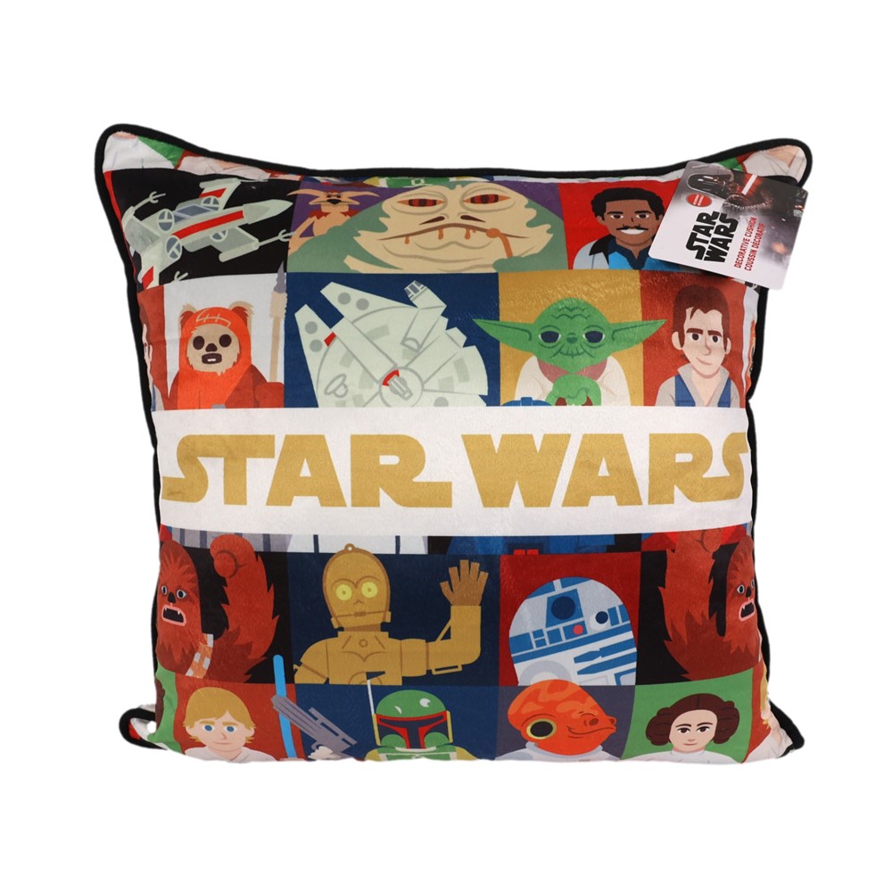 Star Wars Characters Double Sided Pillow