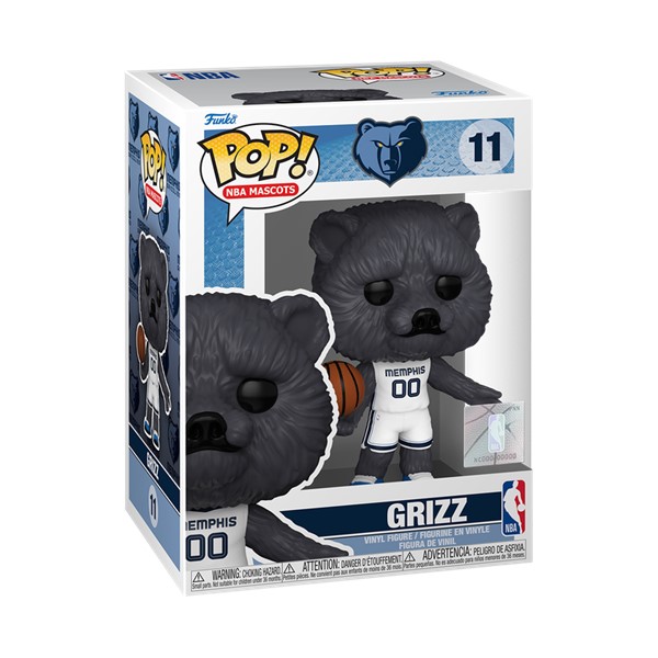 POP! NBA Mascots Grizz The Bear