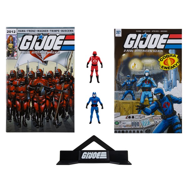 G.I Joe Page Punchers 2 Pack Cobra Commander and Crimson Guard 3-Inch Action Figures With 2 Comics