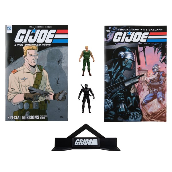G.I. Joe Page Punchers 2 Pack Duke and Snake Eyes 3-Inch Action Figures With 2 Comics