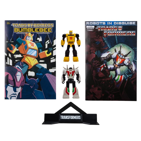 Transformers Page Punchers 2 Pack Bumblebee And Wheeljack 3-inch Action Figures With 2 Comics