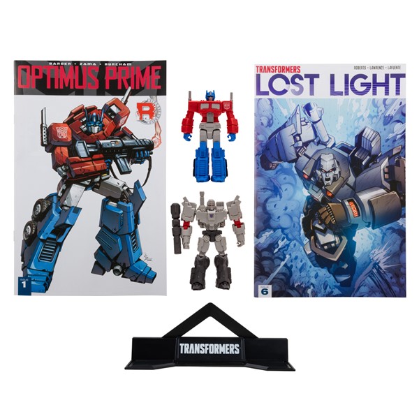 Transformers Page Punchers 2 Pack Optimus Prime and Megatron 3-Inch Action Figures With 2 Comics