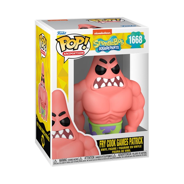 POP! Spongebob Square Pants Fry Cook Games Patrick