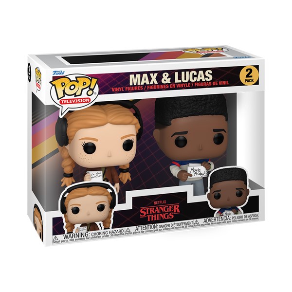 POP! Stranger Things Max Mayfield & Lucas Sinclair 2-Pack