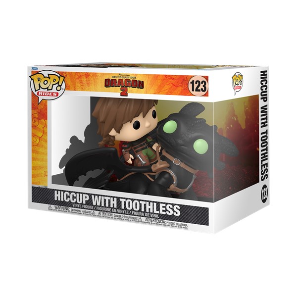 POP! Rides Deluxe How to Train Your Dragon Hiccup with Toothless