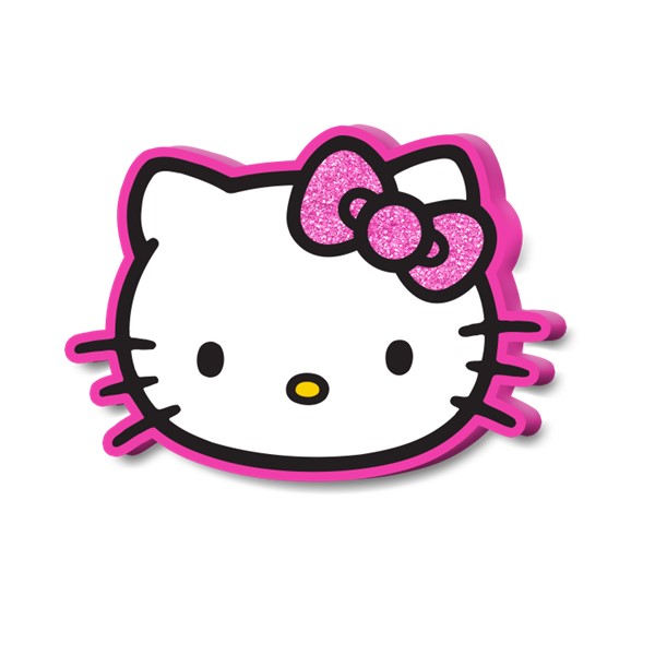 Hello Kitty Glitter Wall Art