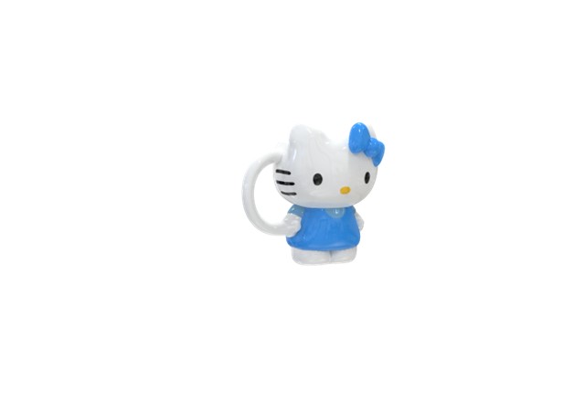 Mug bleu sculpté Hello Kitty