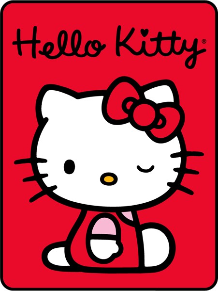 Hello Kitty Couverture rouge