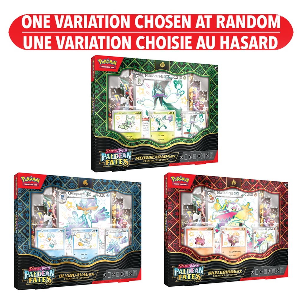 Pokemon Trading Card Game: Scarlet & Violet Paldean Fates EX Premium Collection