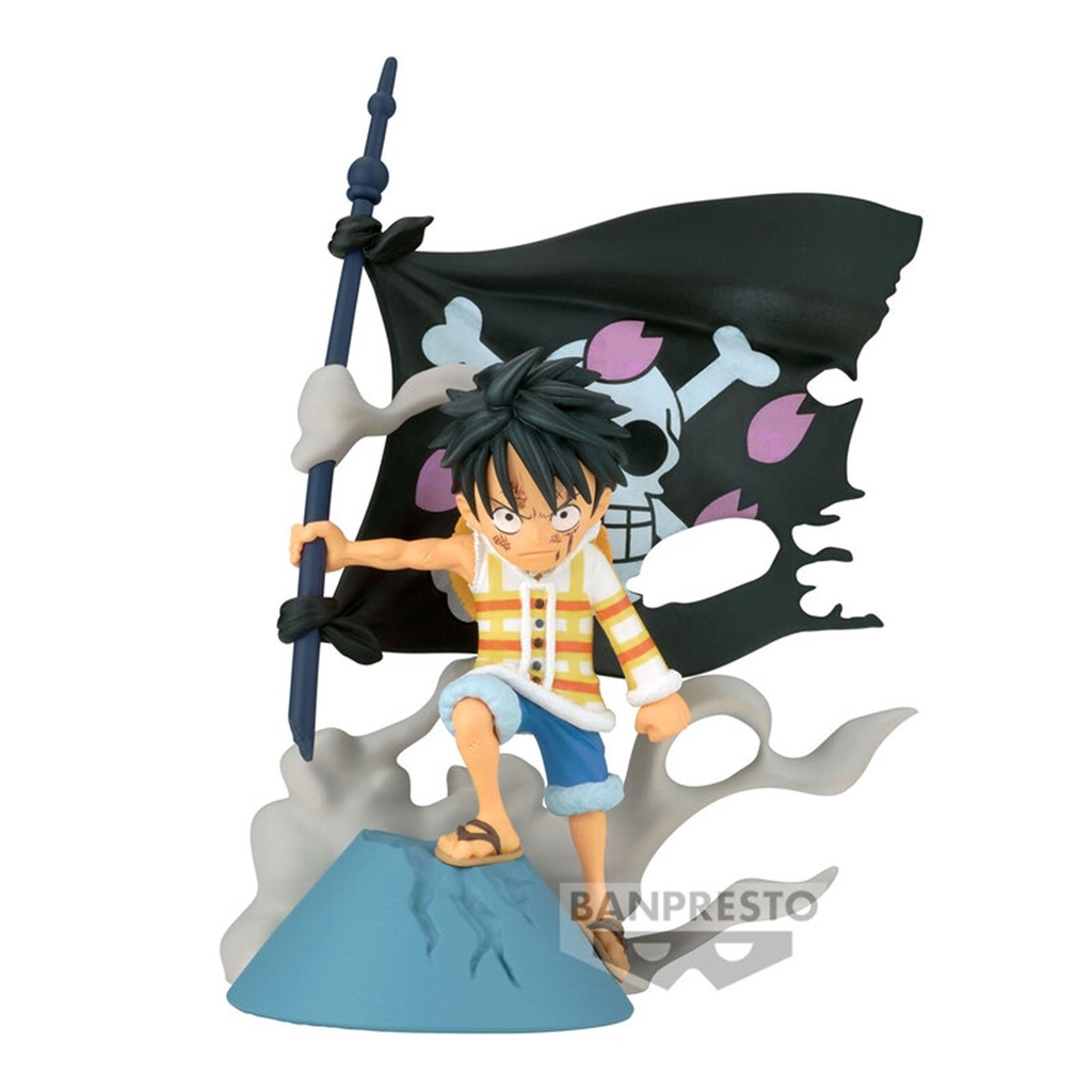 One Piece World Collectable Figure WCF Monkey D. Luffy 3.2-Inch Collectible PVC Figure [Log Stories]