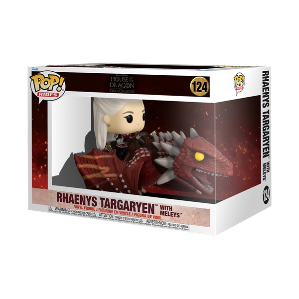 POP! Rides Deluxe House of the Dragon Rhaenys Targaryen with Meleys