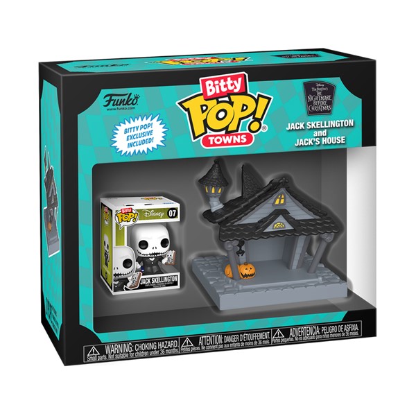 Bitty Pop! Towns Jack Skellington and Jack's House