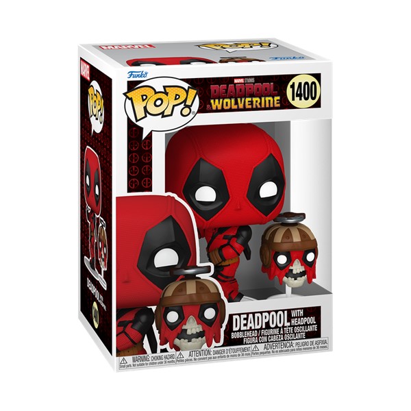 POP! Deadpool & Wolverine Deadpool with Headpool