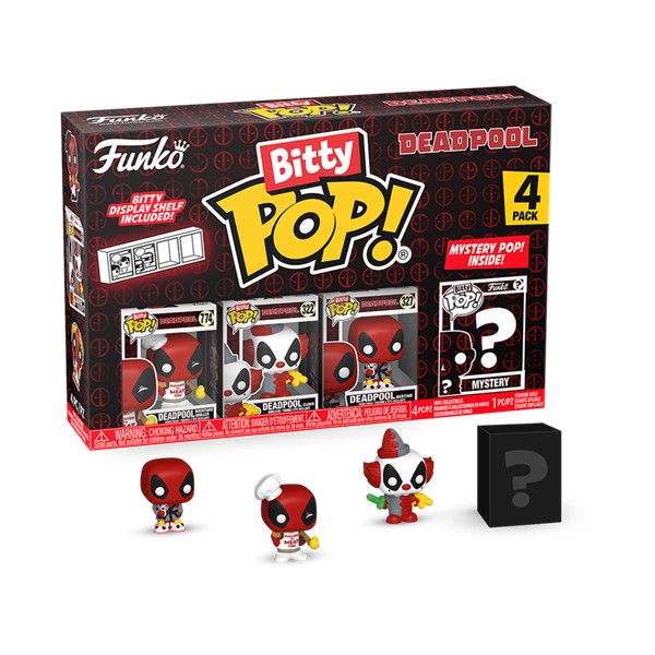 Bitty POP! Deadpool Series 1 4 Pack