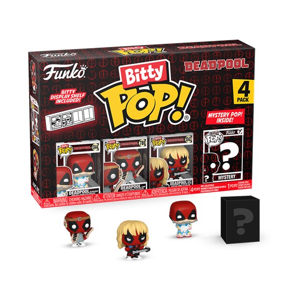 Bitty POP! Deadpool Series 4 4 Pack
