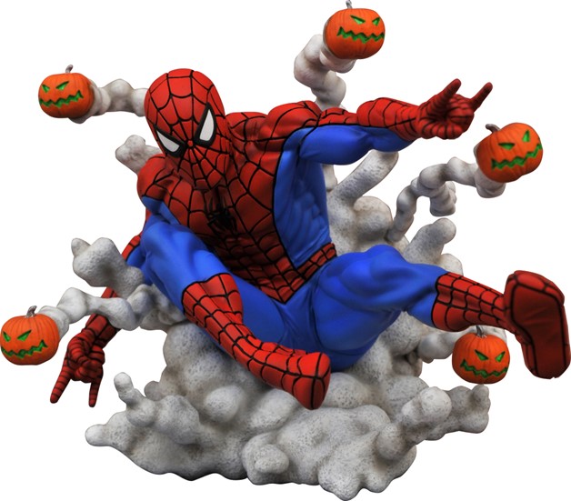 Marvel Comic Gallery: Spider-Man Pumpkin Bombs PVC Diorama