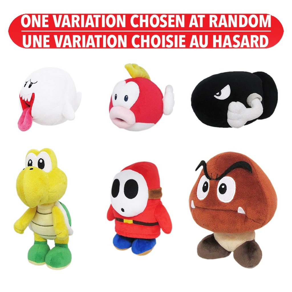 Super Mario Peluche Vague Assorti