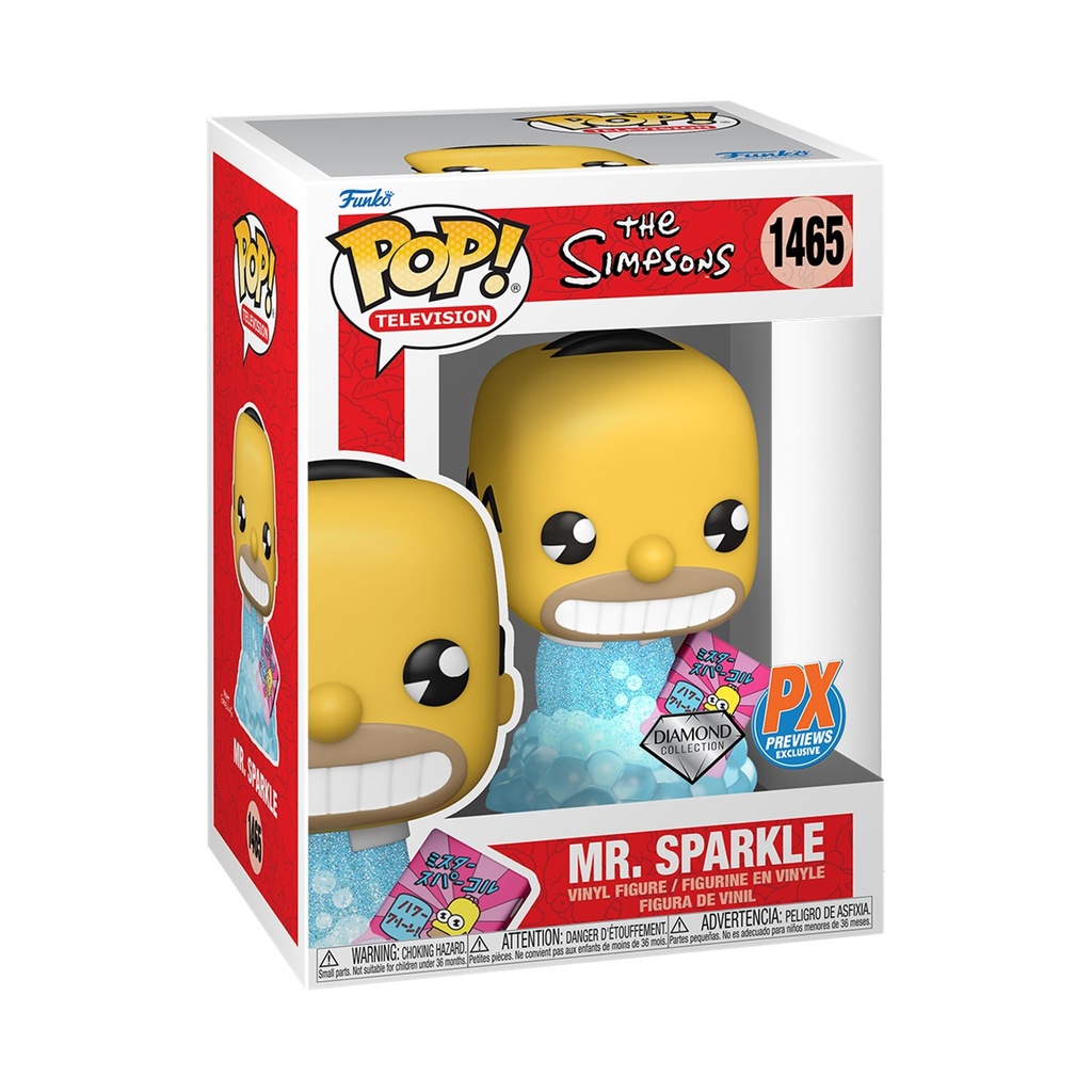 POP The Simpsons Mr.Sparkle Diamond Glitter PX