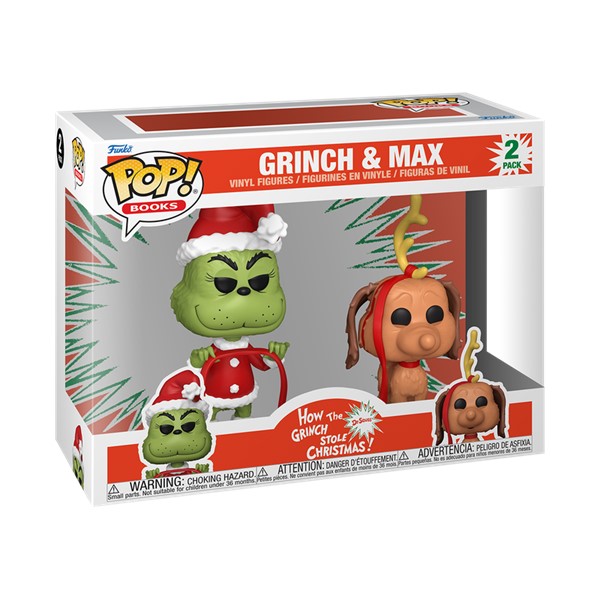 POP! The Grinch Grinch & Max 2 Pack