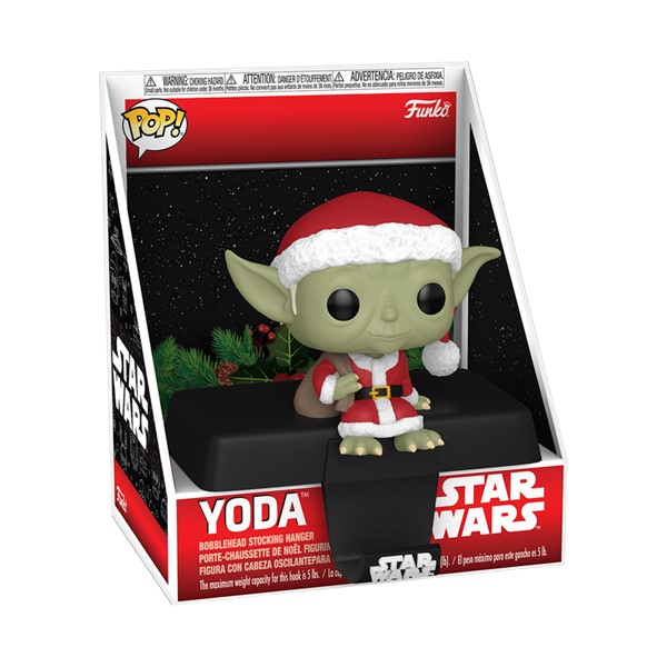 POP! Stocking Hanger Yoda in Santa Outfit