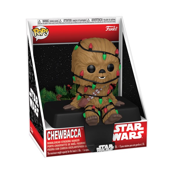 POP! Stocking Hanger Chewbacca with Christmas Lights