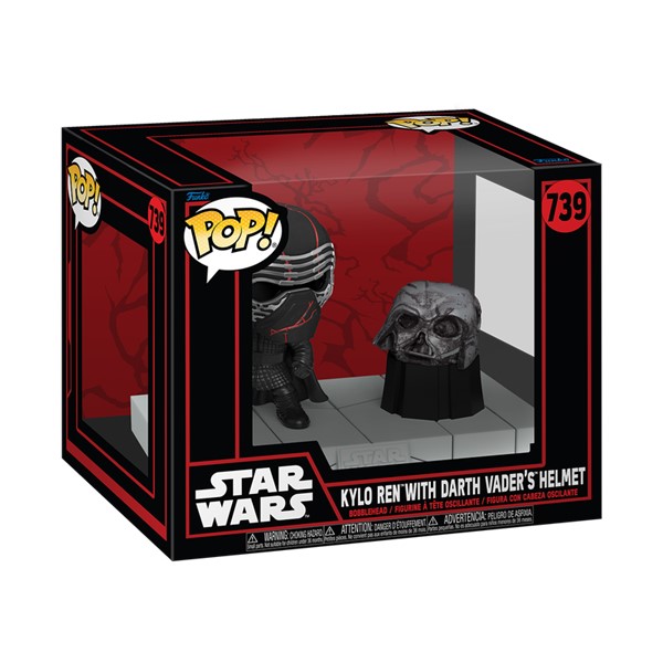 POP! Deluxe Star Wars Kylo Ren with Darth Vader's Helmet