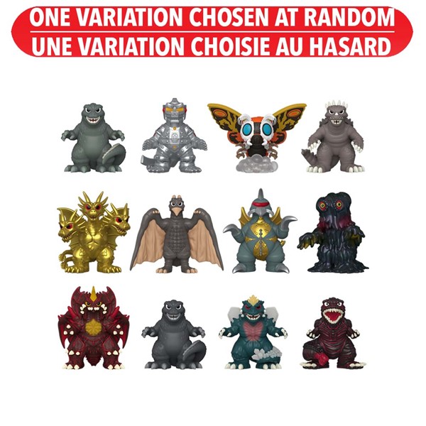 Godzilla (70th Anniversary) Mystery Minis Assorted