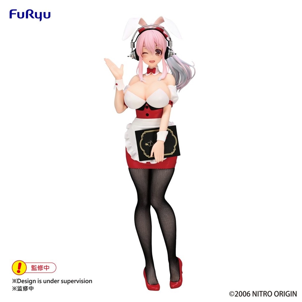 Super Sonico Waitress Bunnies Statue