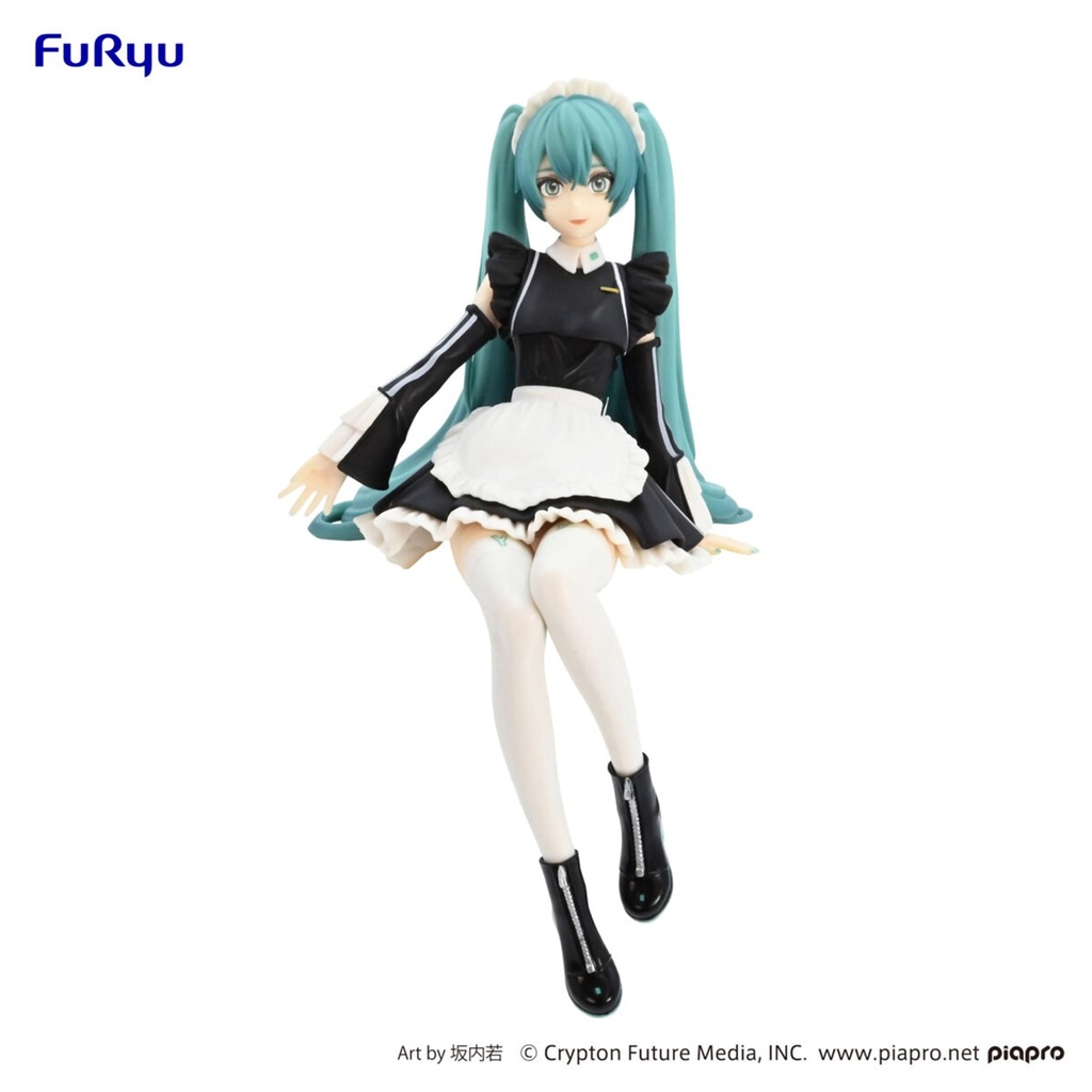 Hatsune Miku Sporty Maid Noodle Stopper Figure