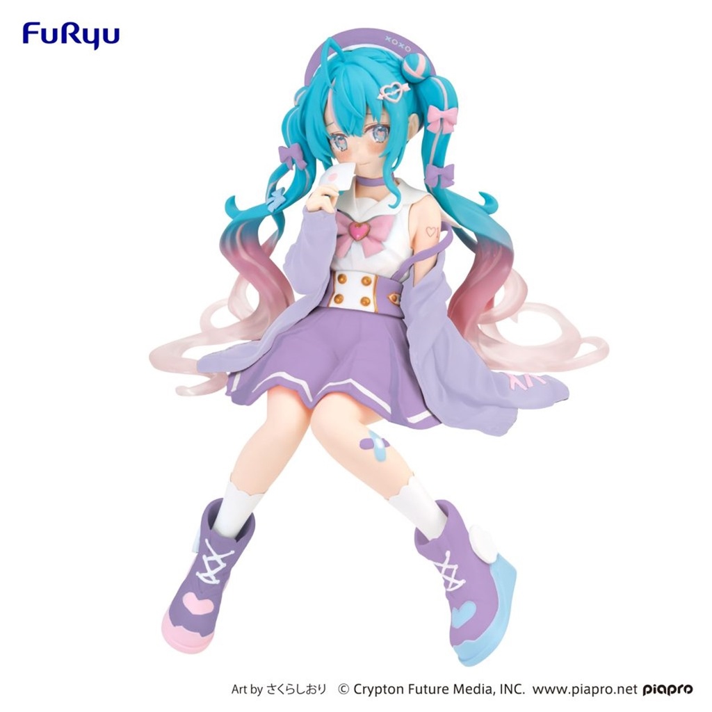 Hatsune Miku Love Sailor Purple Version Noodle Stopper Figure