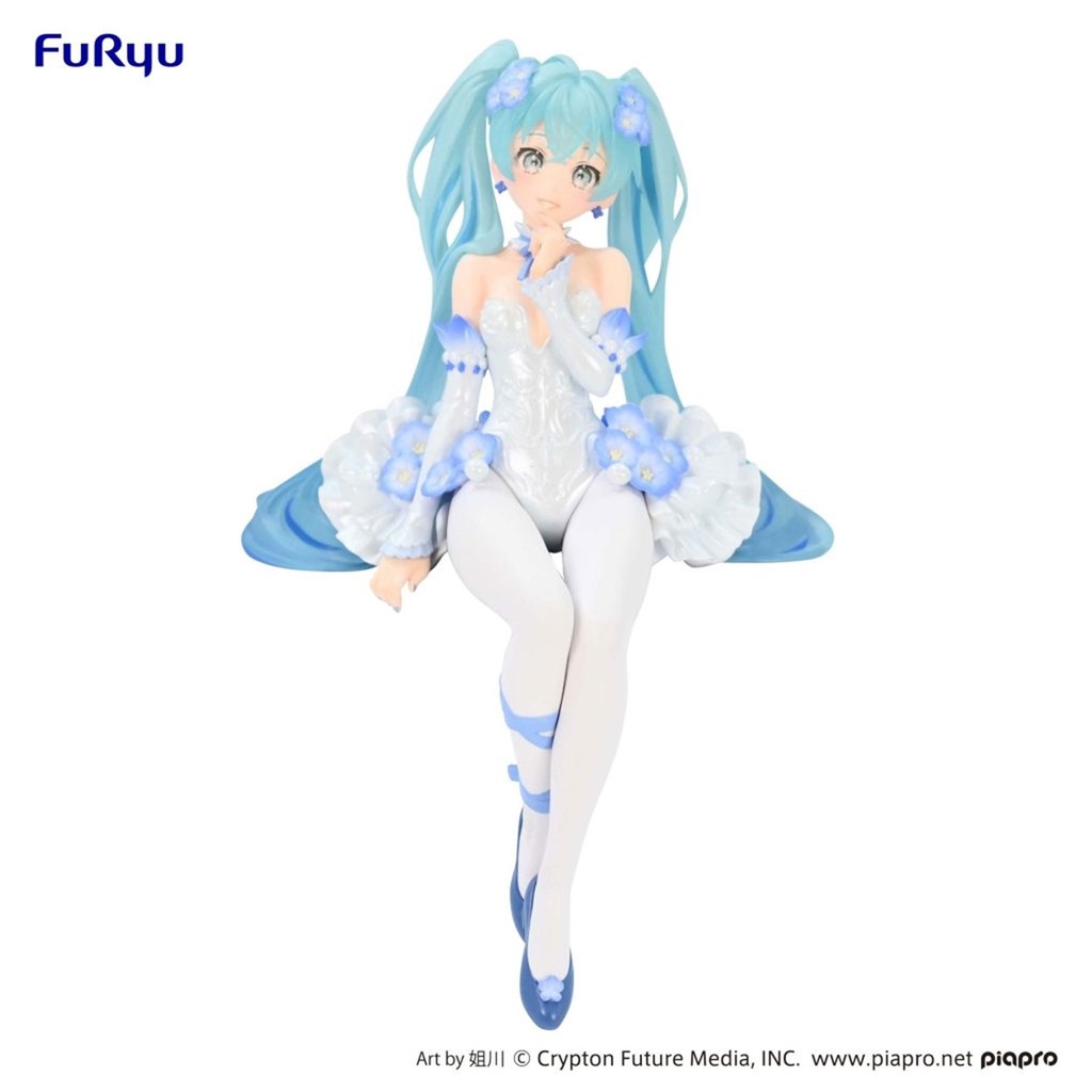 Hatsune Miku Flower Fairy Nemophila Noodle Stopper Figure