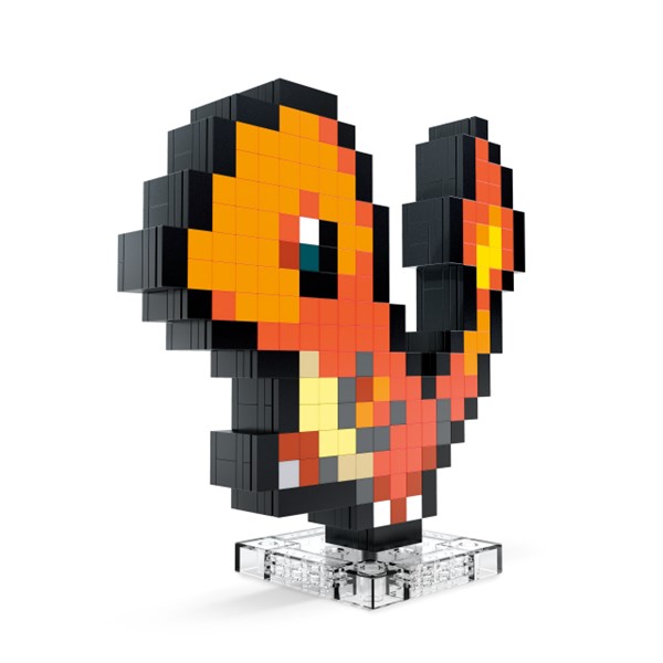 Mega Pokémon Pixel-Art: Charmander Building Set