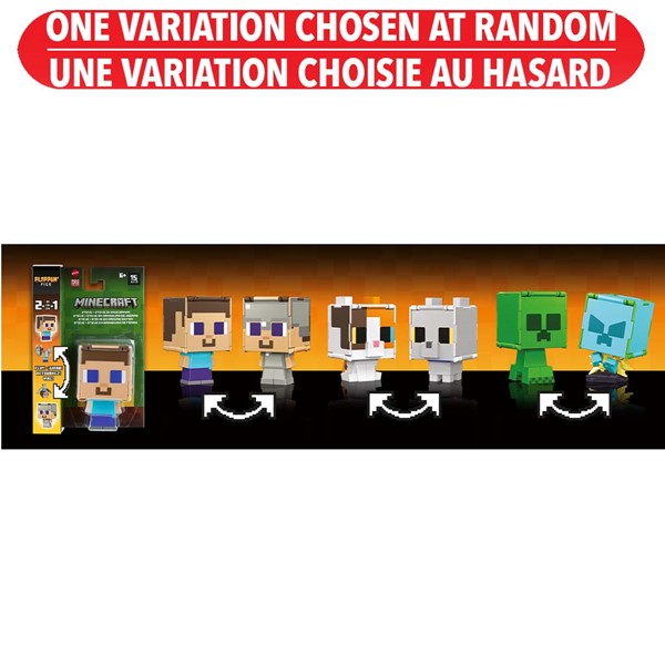 Minecraft Flippin' Figures - Assortiment