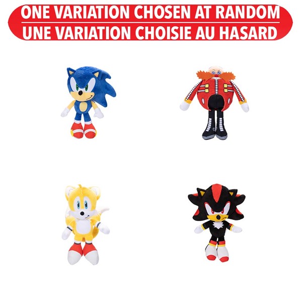 Peluche Sonic the Hedgehog 9"" - Assortiment