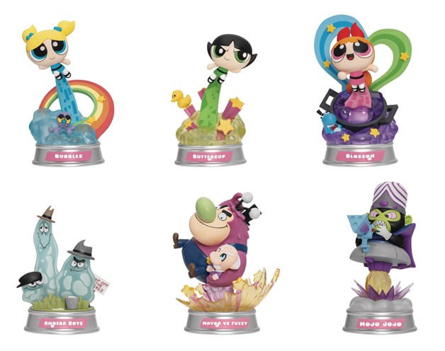Powerpuff Girls Series Mds-008 Mini Figure 6pc Set