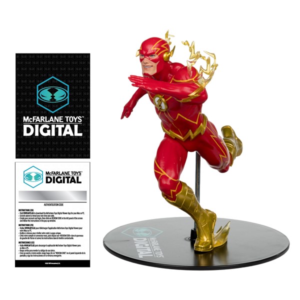 DC Direct The Flash by Jim Lee 1:6 Scale Statue with Mcfarlane Toys Digital Collectible