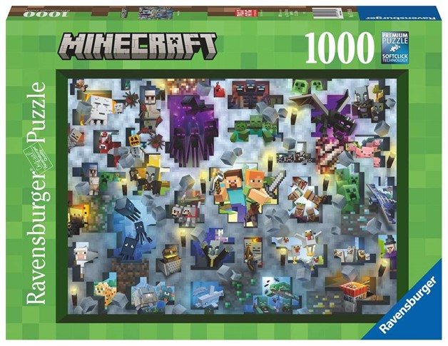 Minecraft Mobs 1000 Piece Puzzle