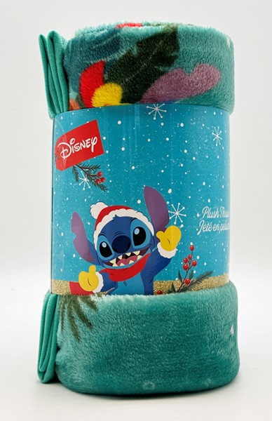 Stitch Holiday Plush Blanket