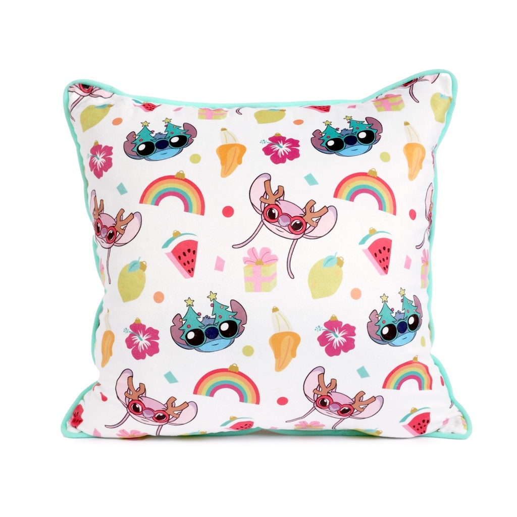 Stitch & Angel Tropical Holiday Pillow