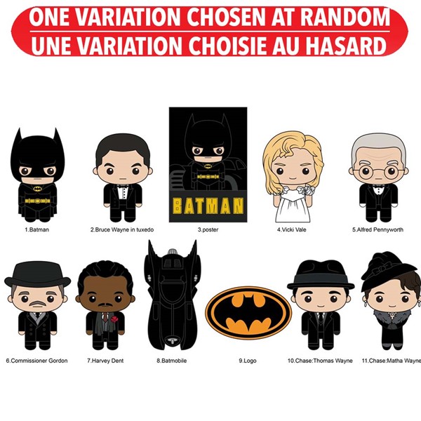 Batman Figural Bag Clip Assortie