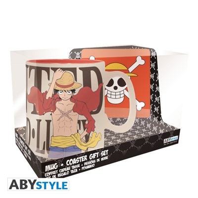 One Piece: Luffy Mug & Coaster Gift Set