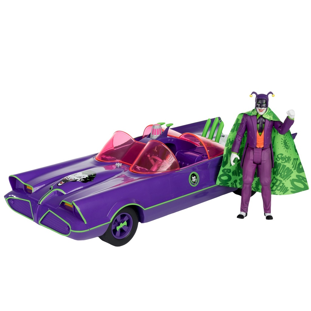 DC Retro Batmobile & The Joker (Batman 66') Gold Label 2 Pack