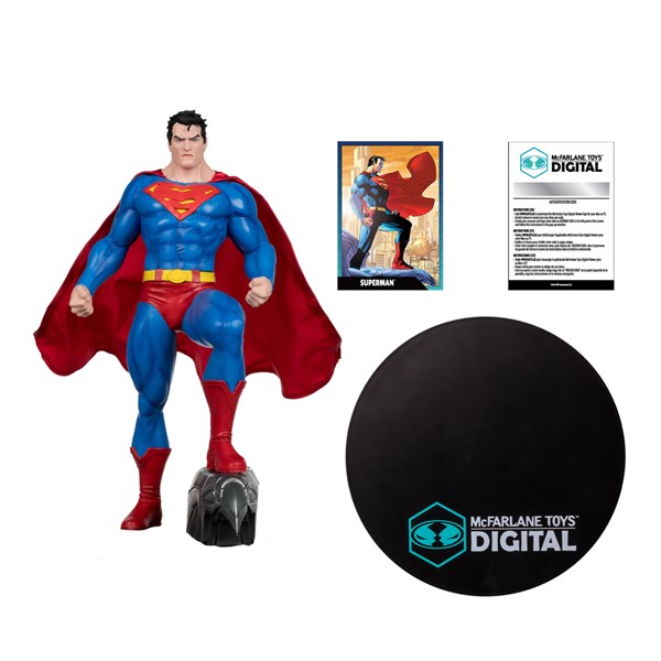 DC Direct Superman by Jim Lee 1:6 Scale Statue with Mcfarlane Toys Digital Collectible