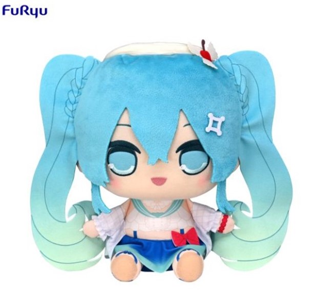 Hatsune Miku Kyurumaru Melon Soda Plush
