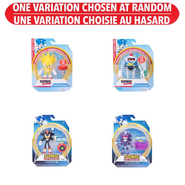 Figurine Sonic 4"" avec accessoires Wave 15 - Assortiment